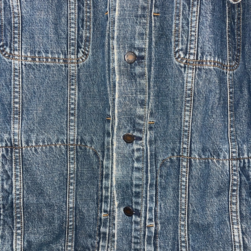 Stylish Blue Button-Up Denim Jeans
